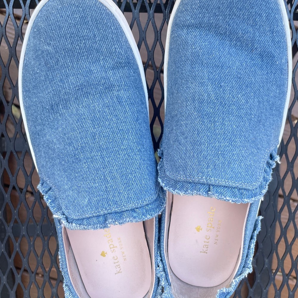 Kate Spade Blue Denim Sneakers to